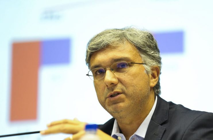 O  Secretário especial do Tesouro e Orçamento, Esteves Colnago, concede entrevista à imprensa, para detalhar o projeto de Lei de Diretrizes Orçamentárias (LDO) de 2023.