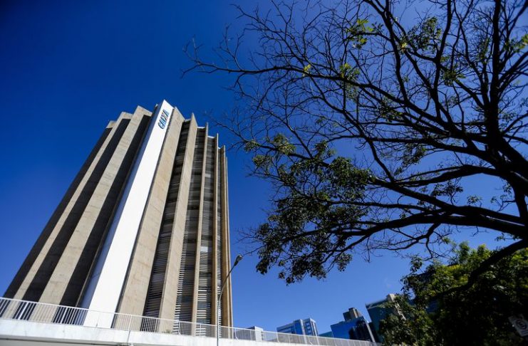 Edificio sede da Caixa Econômica Federal.  (Foto: Marcelo Camargo/Agência Brasil)