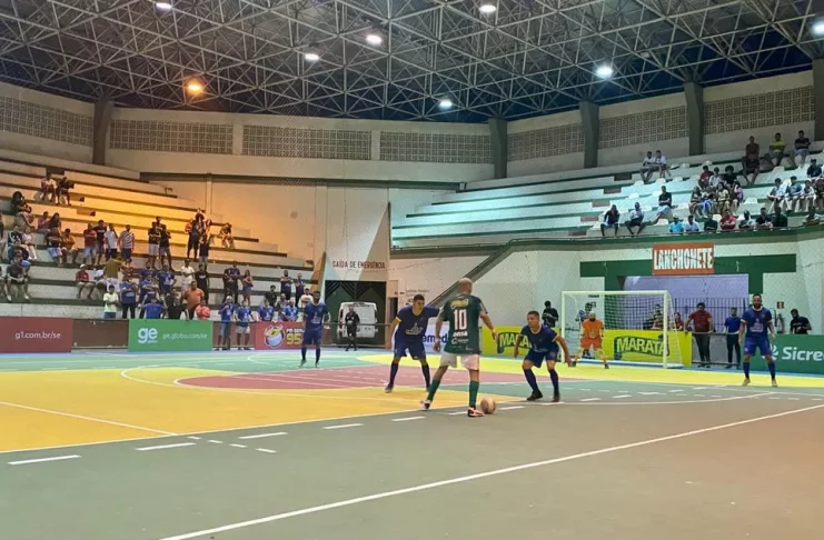 Lagarto x Gararu pela Copa TV Sergipe de Futsal — Foto: Guilherme Fraga/TV Sergipe