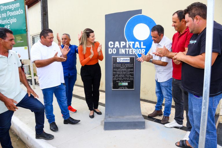 Prefeitura de Lagarto entrega pavimentações no povoado Brasília