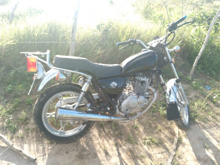 PM recupera moto furtada há duas semanas no povoado Colônia 13