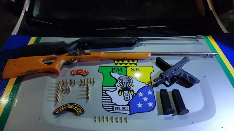 Suposto colecionador de armas é preso por ameaçar populares no interior de SE