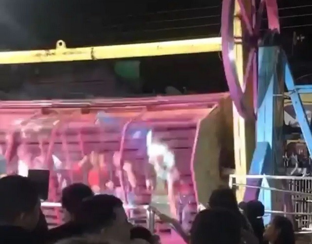 Jovem se desprende de brinquedo em parque de diversões em Tobias Barreto