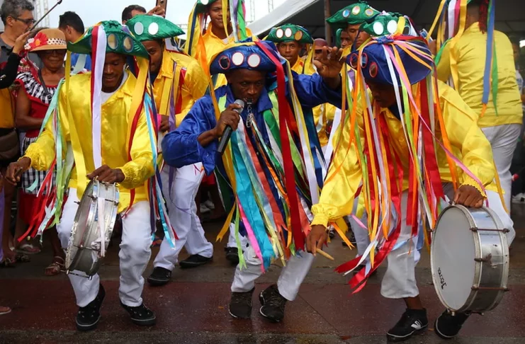 Cortejo folclórico — Foto: SESC
