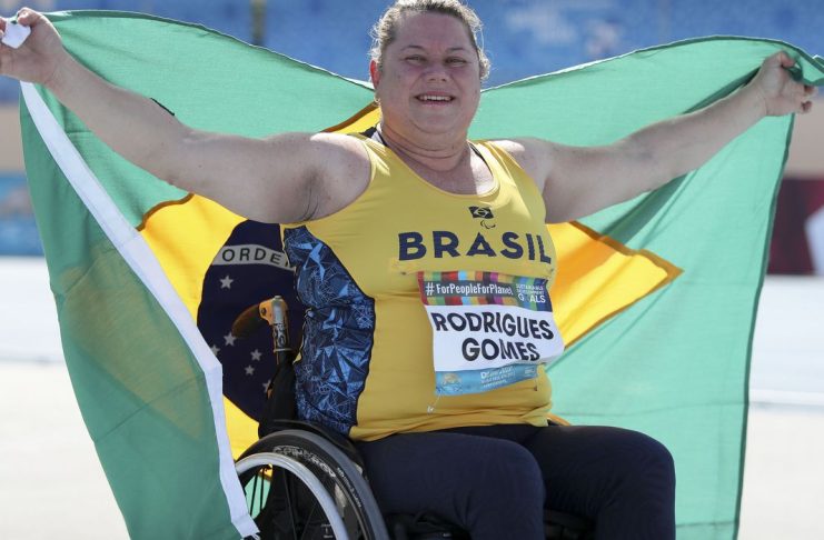 14/11/2019 - Campeonato Mundial de Atletismo em Dubai, Emirados Árabes - Lançamento de Disco - F53 - Elizabeth Gomes.(Crédito:  Daniel Zappe/Exemplus/CPB)
