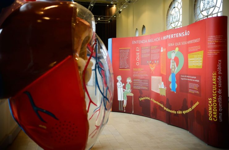 Rio de Janeiro - Exposição Vias do Coração no Museu da Vida, no Castelo da Fiocruz,  divulga o conhecimento sobre o coração, para estimular a prevenção das doenças cardiovasculares (Tomaz Silva/Agência Brasil)