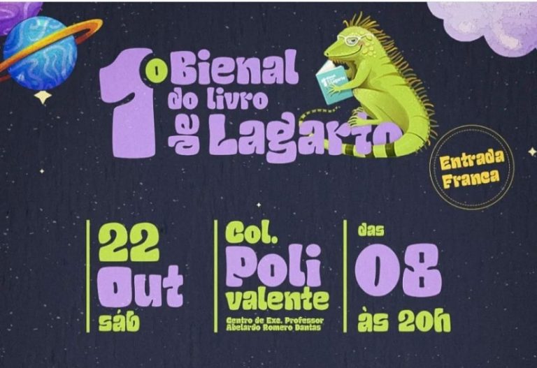 1ª Bienal do Livro de Lagarto acontece no próximo sábado, 22
