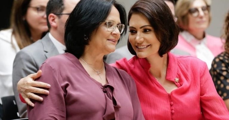 Damares e Michelle Bolsonaro estarão em Sergipe neste fim de semana