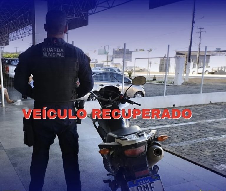 GM de Lagarto recupera moto roubada e homem é preso por receptação