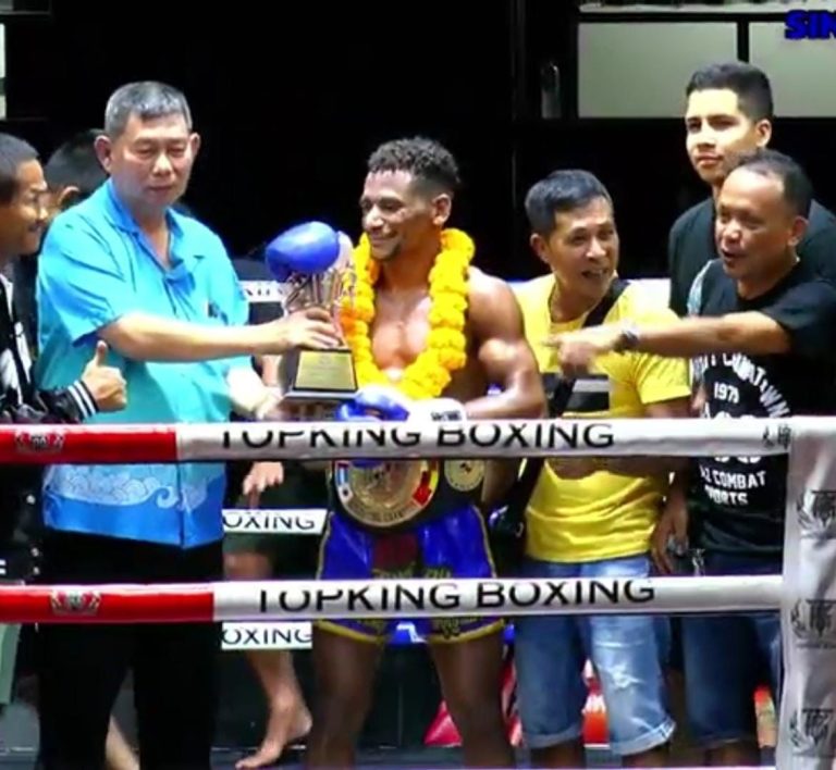Atleta de Salgado conquista cinturão de Muaythai na Tailânda