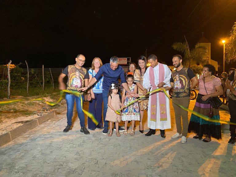 Fábio Reis inaugura mais uma importante obra em Lagarto