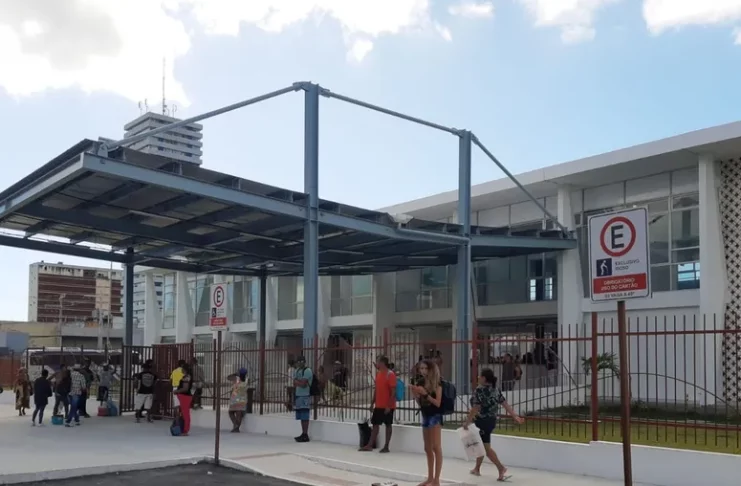 Terminal Luiz Garcia, em Aracaju (SE), é entregue a população após dois anos. — Foto: Anderson Barbosa/ TV Sergipe