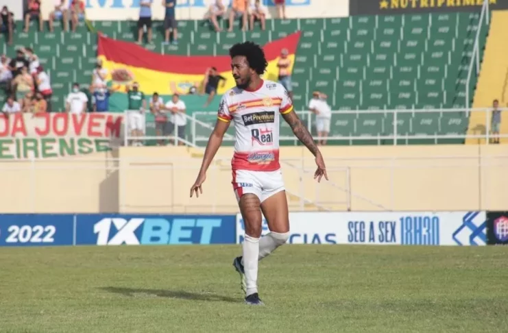 Emílio, quando atuava na Juazeirense — Foto: Divulgação / Ascom Juazeirense