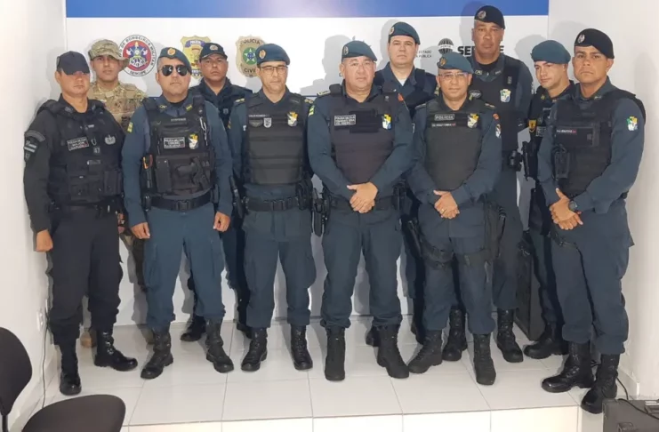 Novos comandantes da Polícia Militar de Sergipe — Foto: PM/SE