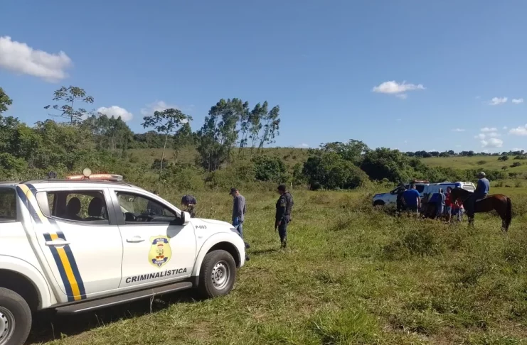 Local onde adolescente foi encontrado morto em Nossa Senhora das Dores (SE). — Foto: PMSE