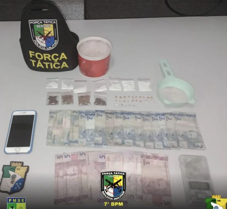 7ºBPM desarticula mais um ponto de drogas em Lagarto
