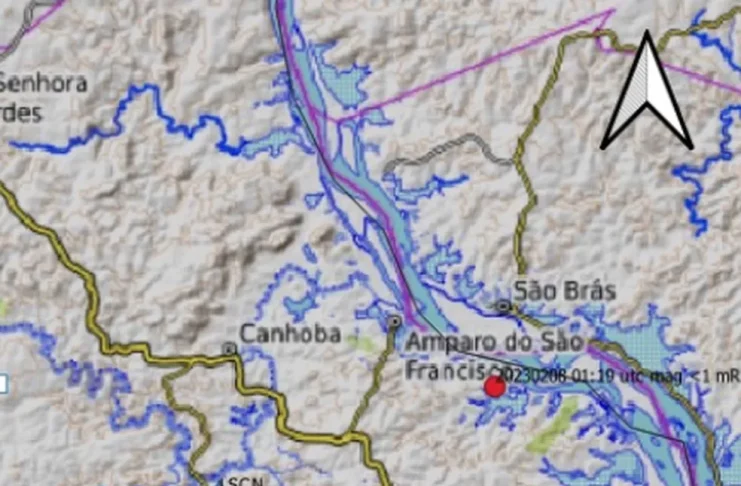 Tremores de terras são registrados em Sergipe — Foto: Lab/UFRN