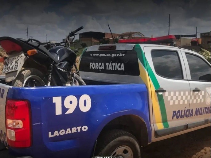 7ºBPM recupera moto roubada em Lagarto