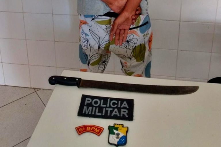 Homem é preso em flagrante por tentativa de homicídio em Salgado