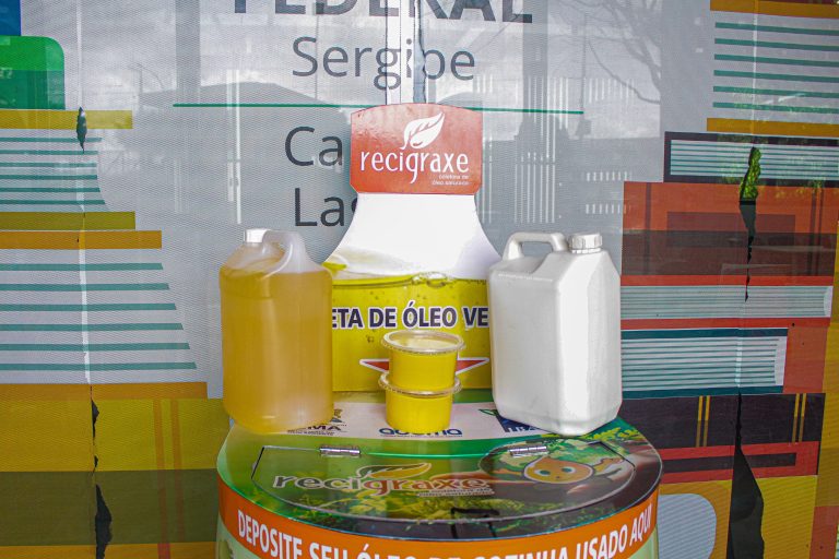 IFS Lagarto conta com ponto de coleta de óleo de cozinha usado