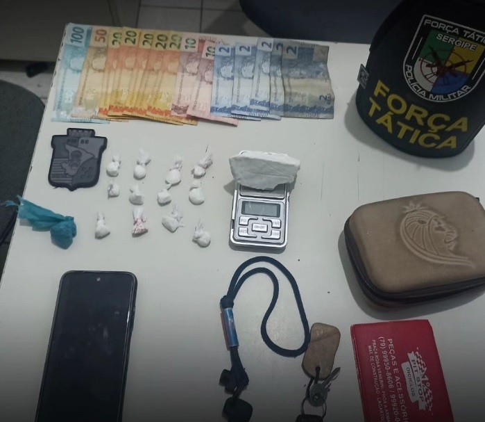 Homem é preso por tráfico drogas na cidade de Lagarto