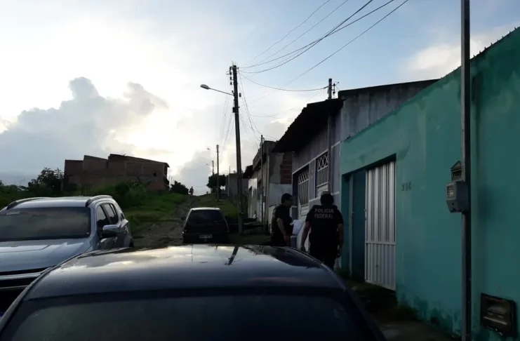 Ação da Polícia Federal em Aracaju (SE) — Foto: PF/SE