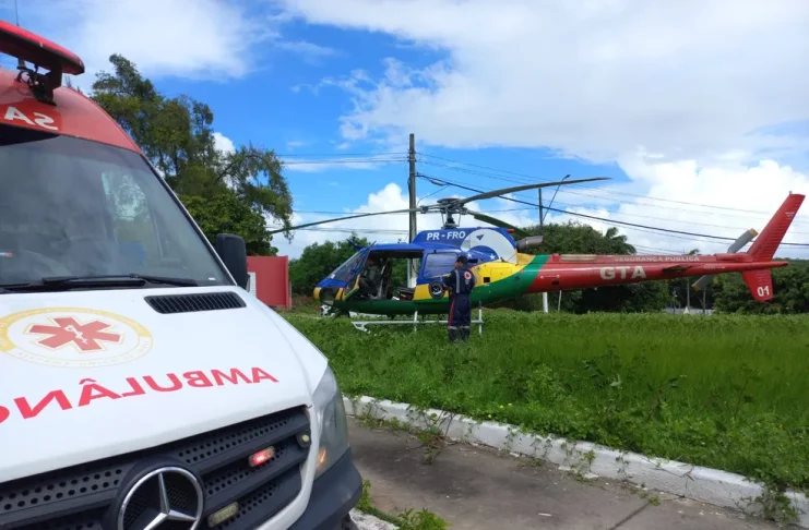Resgate de mulher que passou mal durante trilha no Agreste de Sergipe — Foto: GTA