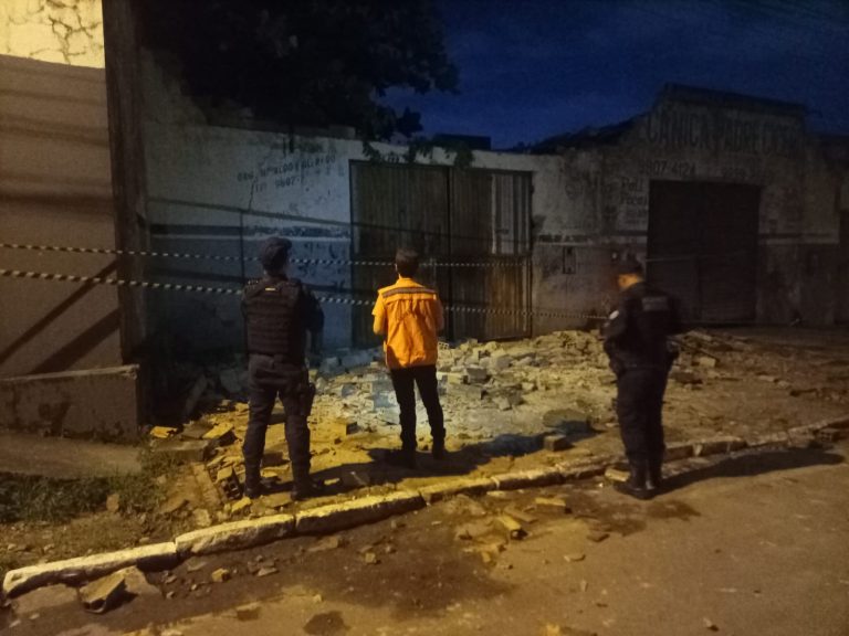 Galpão de oficina desaba e deixa um ferido em Lagarto