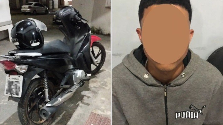 Moto roubada no povoado Brejo é recuperada no trevo de Itabaiana