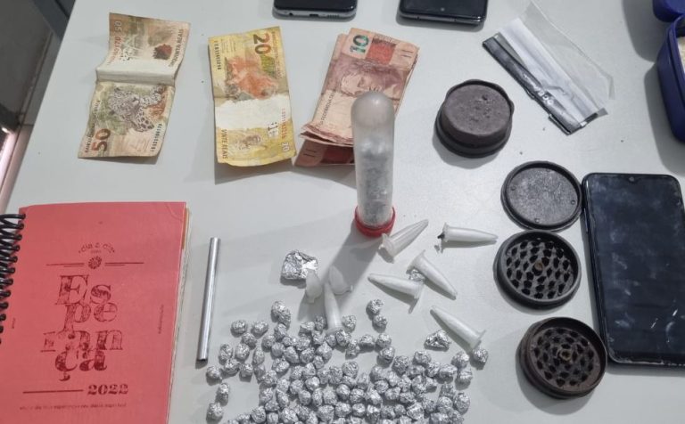 Ação conjunta prende suspeito de tráfico de drogas em São Domingos