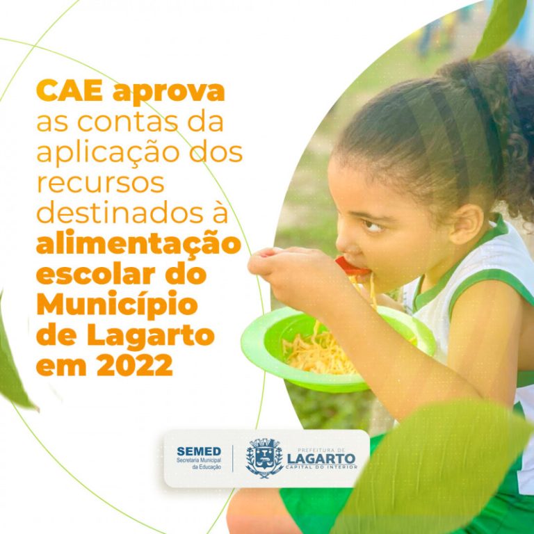 CAE aprova as contas da aplicação dos recursos destinados à alimentação escolar de Lagarto