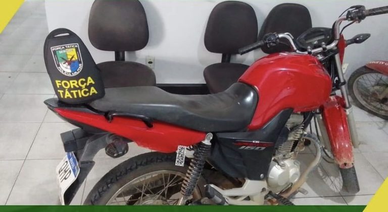 7° BPM recupera motocicleta com restrição de furto/roubo em Lagarto