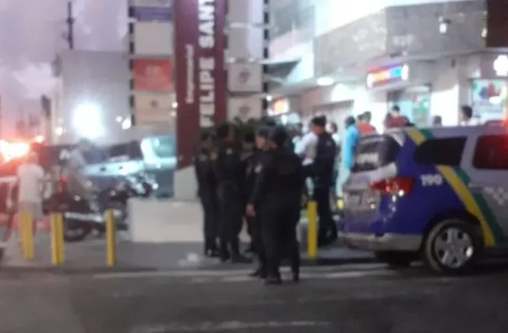 Tentativa de assalto em Aracaju — Foto: Arquivo Pessoal