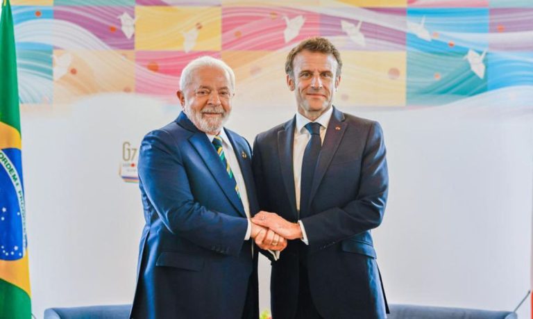 Lula e Macron se reúnem em cúpula sobre pacto financeiro