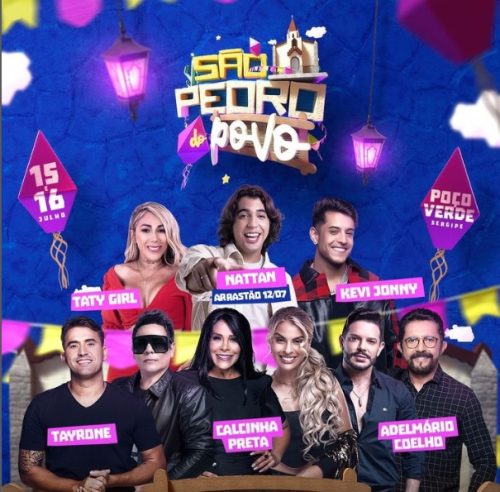 Prefeitura de Poço Verde divulga as atrações do São Pedro do Povo