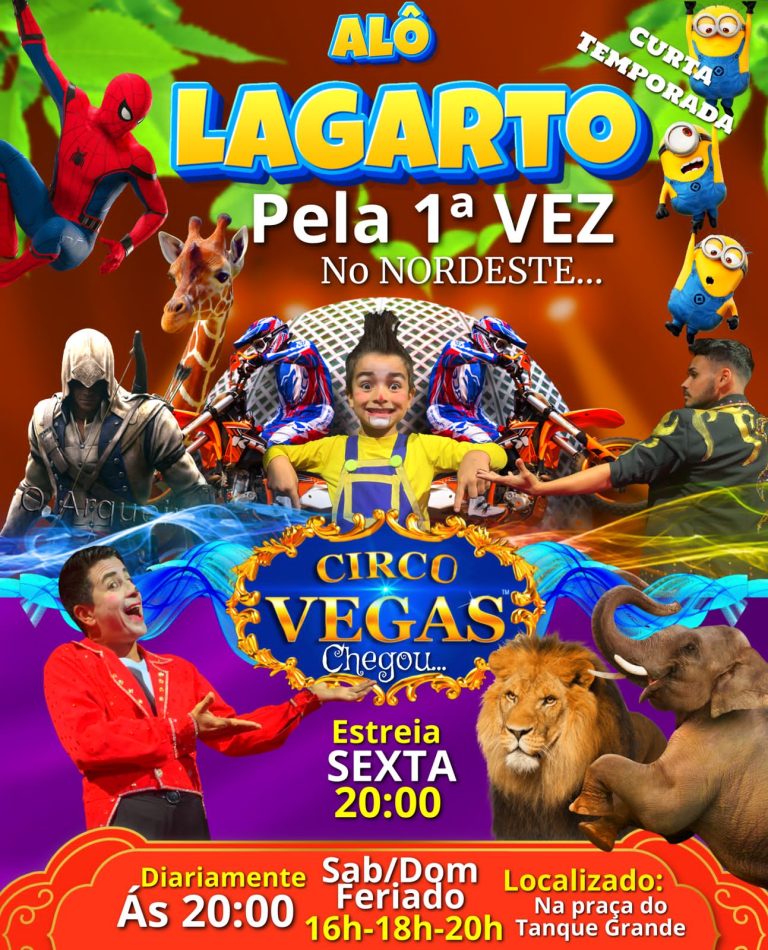 Circo Vegas estreia em Lagarto neste fim de semana