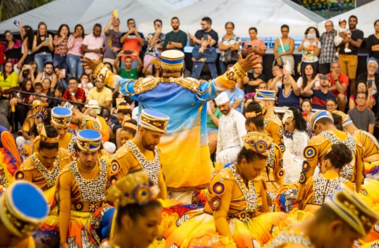 Público acompanhando apresentação da quadrilha Unidos em Asa Branca //Foto: Arthuro Paganini