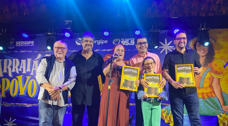 Funcap recebe prêmio Sanfona de Ouro pelos 30 dias de celebração junina em Sergipe