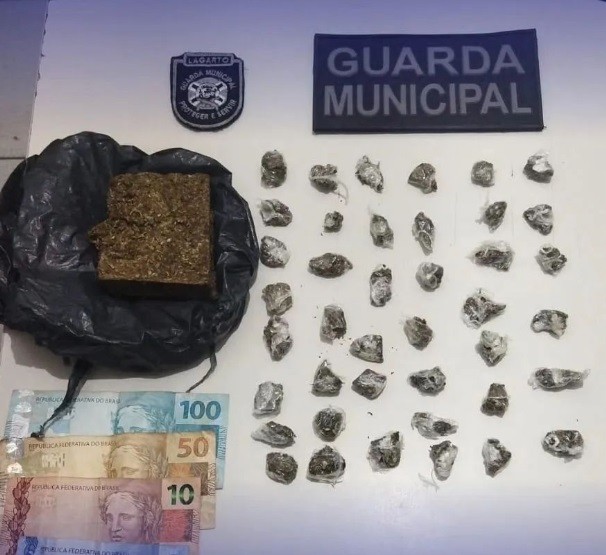 Guarda Municipal prende dupla por tráfico de drogas em Lagarto