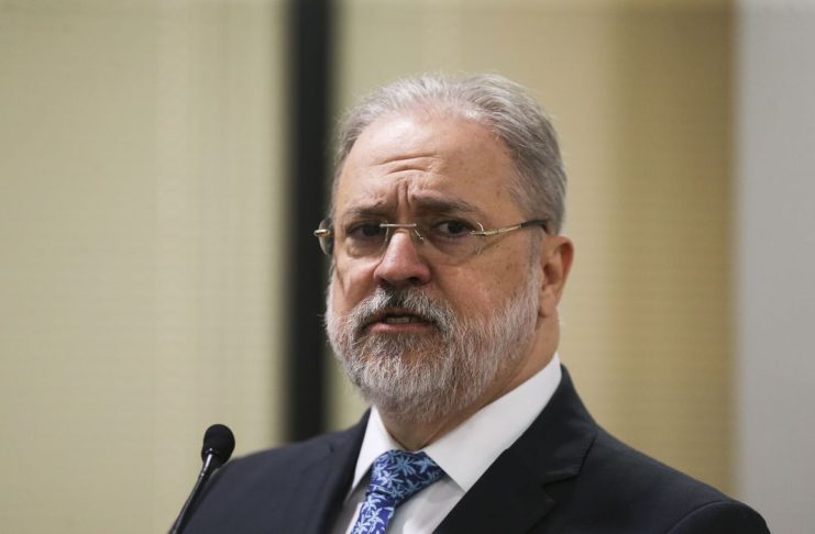 O procurador-geral da República, Augusto Aras,participa de reunião para discutir a produção nacional de fertilizantes e seus impactos econômicos, ambientais e sociais.