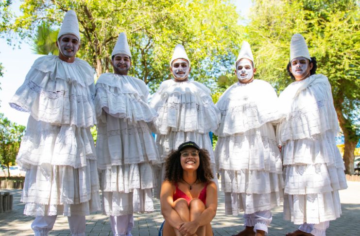 Camila realiza o sonho de conhecer os Parafusos // Foto: Eduardo Freire