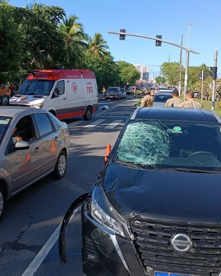 Ciclista morre atropelado na Avenida Beira Mar