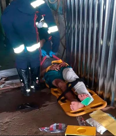 Homem é atingido por barra de aço dentro de loja em Lagarto
