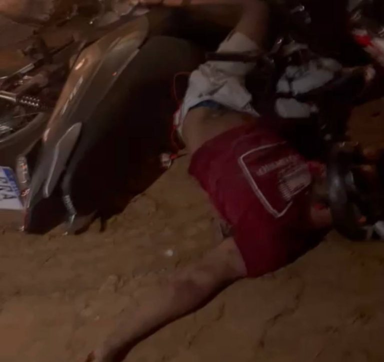 Motociclista fica desacordado após colidir contra ônibus em Lagarto