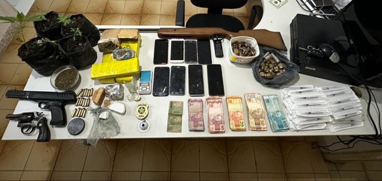 Operação conjunta prende investigados por tráfico de drogas no interior de SE