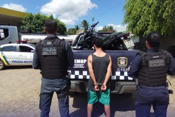 Moto roubada em Itaporanga é recuperada pela Guarda Municipal de Lagarto