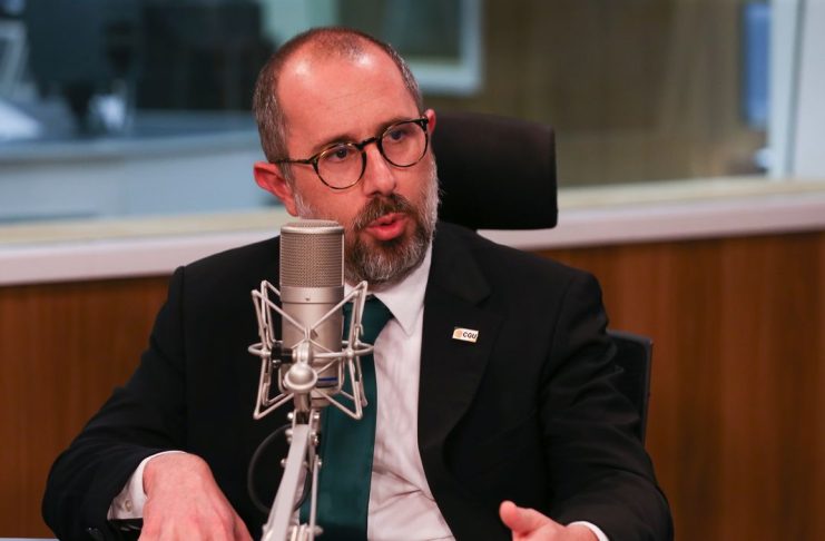 Brasília-DF 09-02-2023- Ministro, Vinícios Caravalho, da Controladoria-Geral da União ( CGU) durante entrevista ao programa, A Voz do Brasil. Foto Lula Marques-Agência Brasil