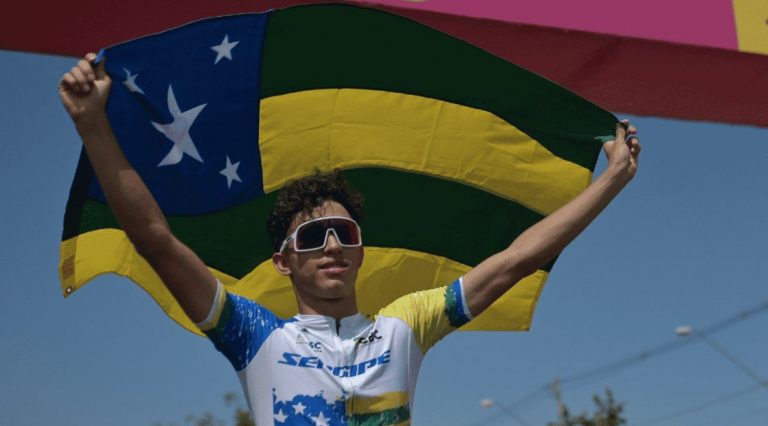 Ciclista sergipano se destaca nos Jogos da Juventude 2023