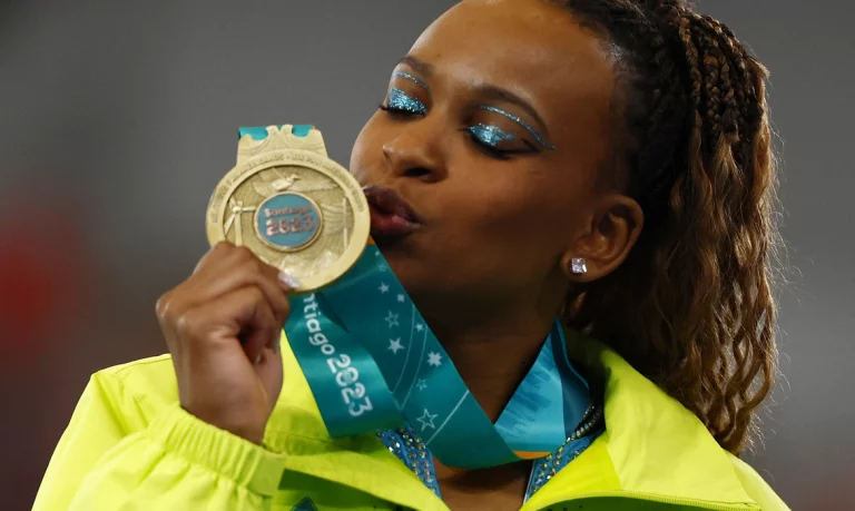 Rebeca Andrade conquista mais um ouro nos Jogos Pan-Americanos