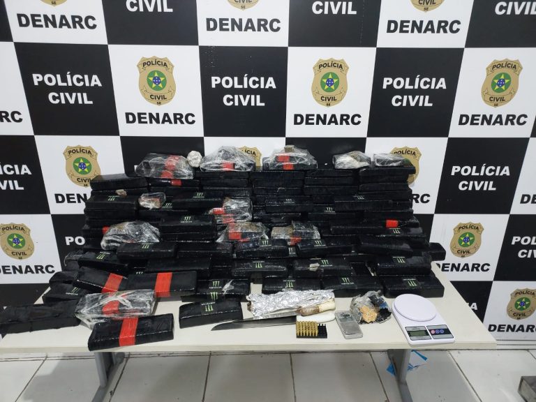 Homem que guardava quase 100 kg de drogas é preso a caminho de Salgado